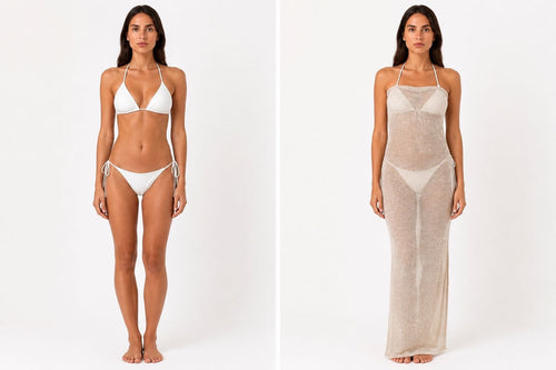 Costume Triangolino, Brasiliana con Copricostume a Vestitino Mya