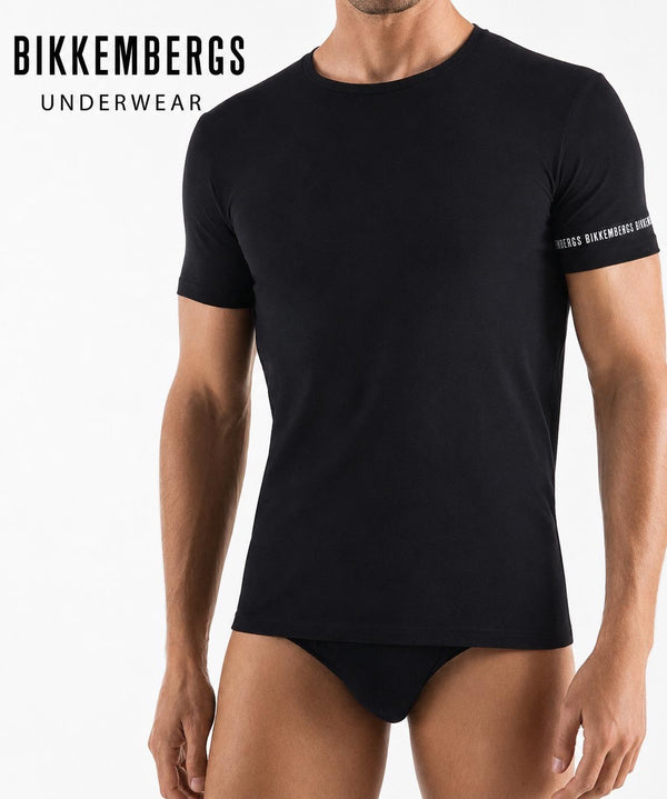 Maglietta Cotone Bielastico Uomo Bikkembergs