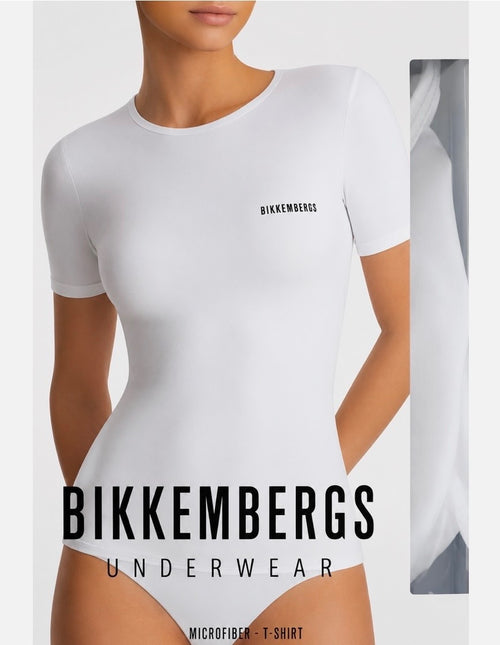 Body Mezza Manica Microfibra Donna Bikkembergs